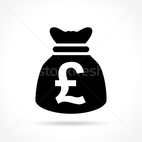 pound bag icon Stock photo © nickylarson974