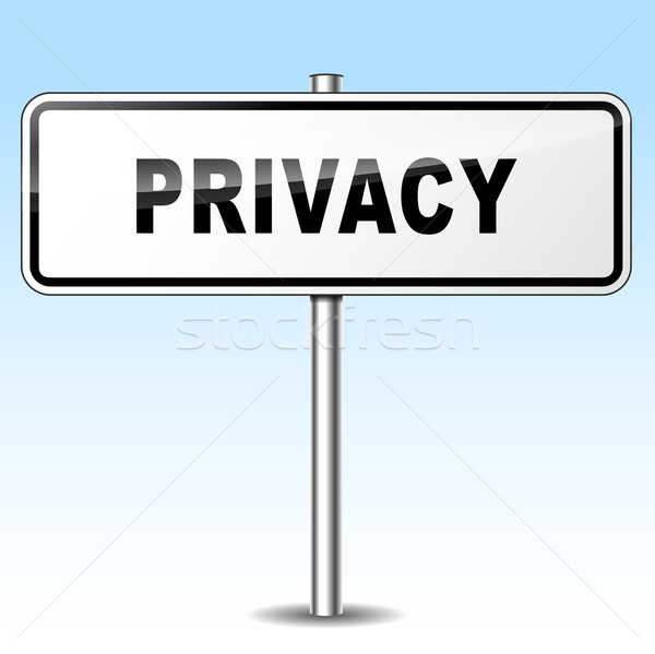 privacy sign Stock photo © nickylarson974