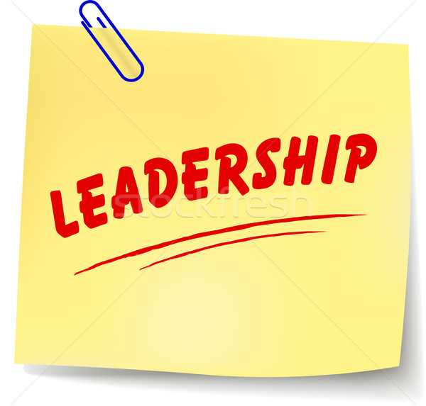 Vector leadership message Stock photo © nickylarson974