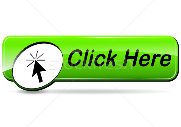 Cliquez ici bouton illustration vert design Photo stock © nickylarson974