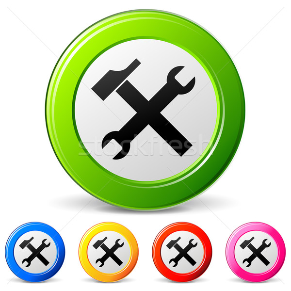 technical support icons Stock photo © nickylarson974