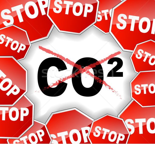 Stop carbon dioxide Stock photo © nickylarson974