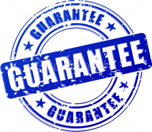 guarantee blue stamp Stock photo © nickylarson974