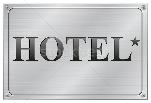 one star hotel signboard Stock photo © nickylarson974