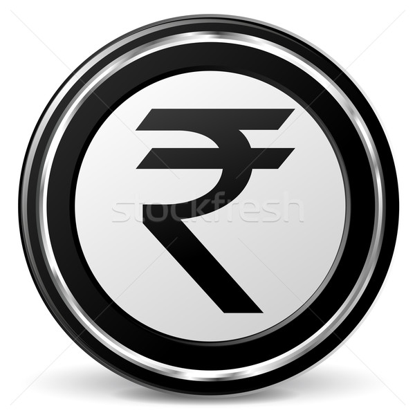 Vector rupee icon Stock photo © nickylarson974