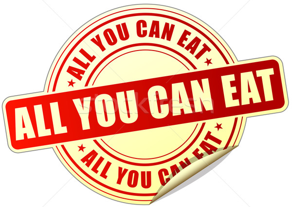 all you can eat sticker Stock photo © nickylarson974