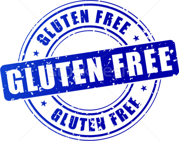 blue gluten free stamp Stock photo © nickylarson974