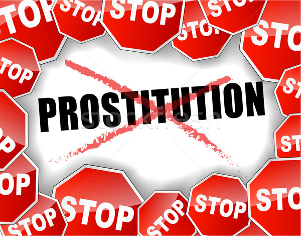 Stop prostitution background Stock photo © nickylarson974