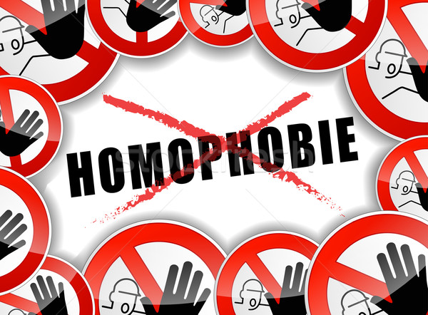 no homophobia concept illustration Stock photo © nickylarson974