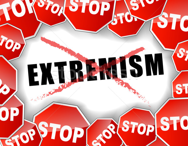Stop extremism Stock photo © nickylarson974