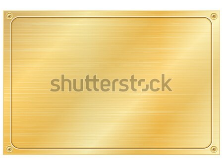 Gold plate Stock photo © nickylarson974