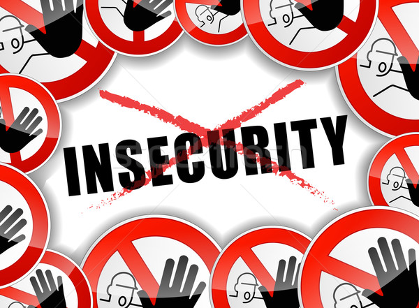 no insecurity abstract concept Stock photo © nickylarson974