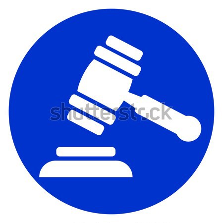 judgment sticker icon Stock photo © nickylarson974