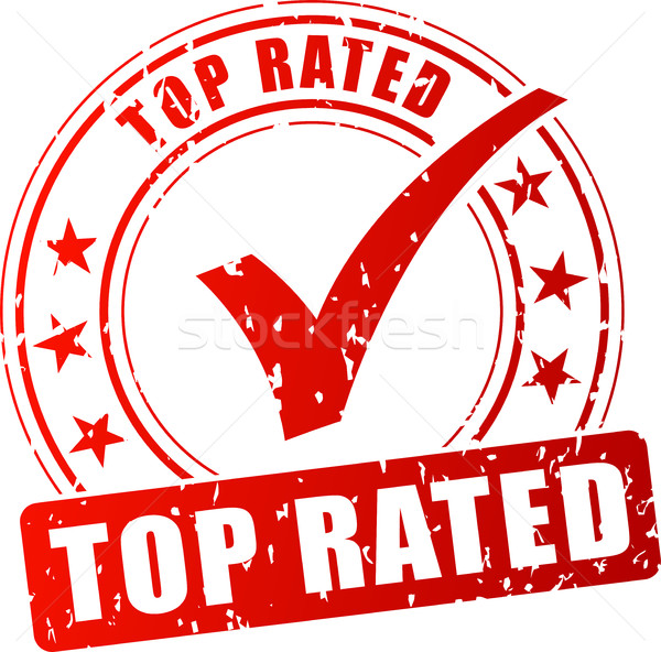 top rated red stamp Stock photo © nickylarson974