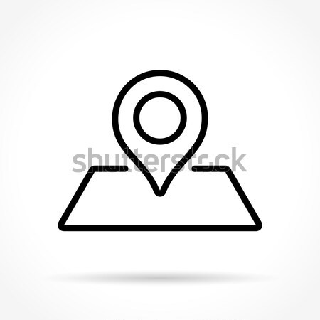 placeholder icon with shadow Stock photo © nickylarson974