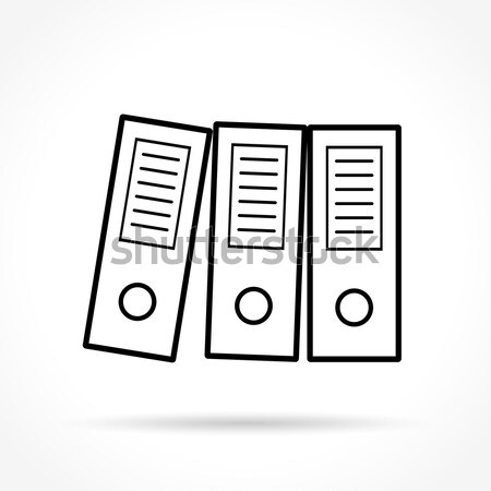binder design icon Stock photo © nickylarson974