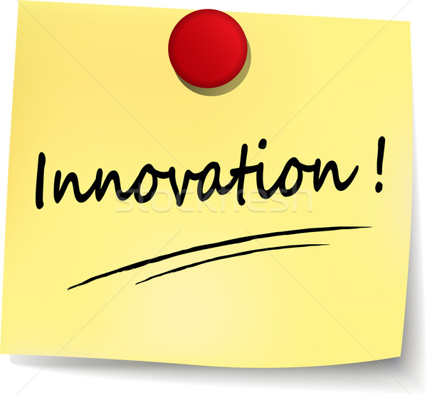 Stock photo: innovation note 