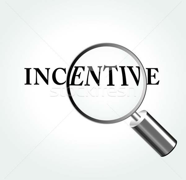 Vector incentivo ilustración aumento negocios papel Foto stock © nickylarson974