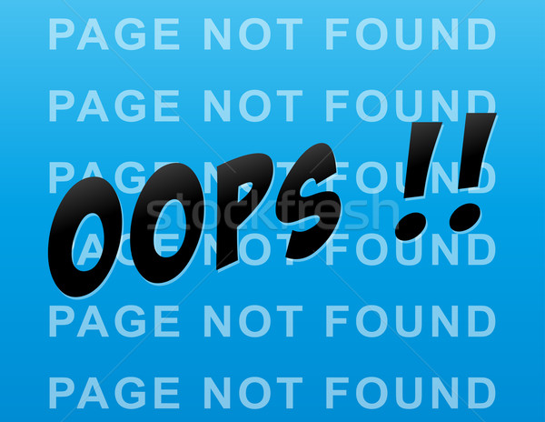 Vector computer error illustration Stock photo © nickylarson974