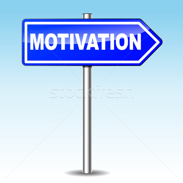 Vector motivation directional sign Stock photo © nickylarson974