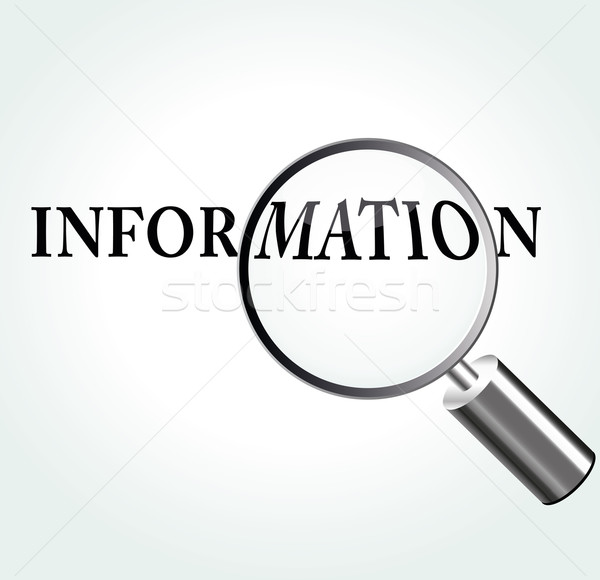 Vector information theme illustration Stock photo © nickylarson974