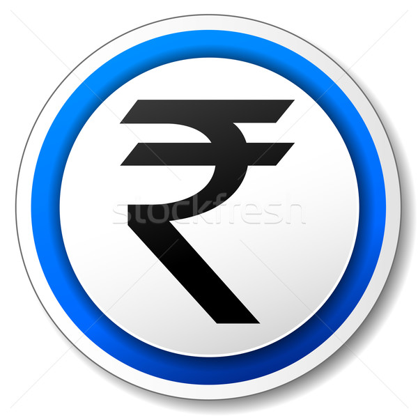 Vector rupee icon Stock photo © nickylarson974
