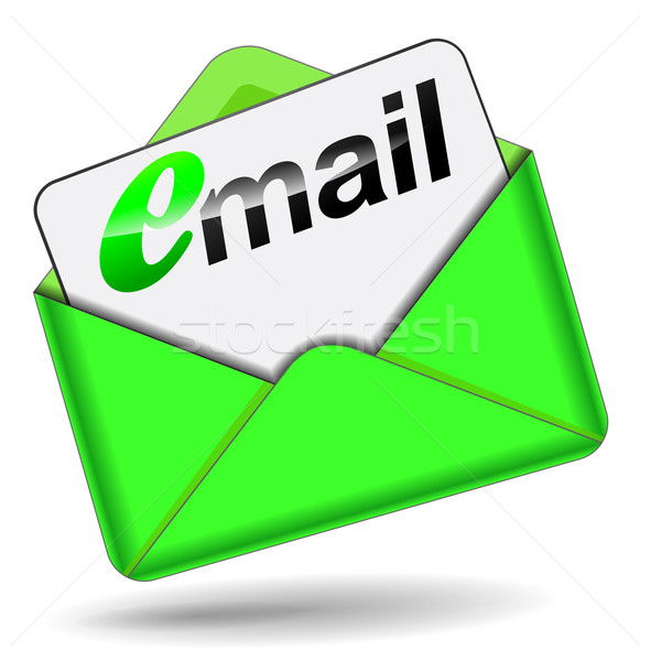 icona e mail png verde