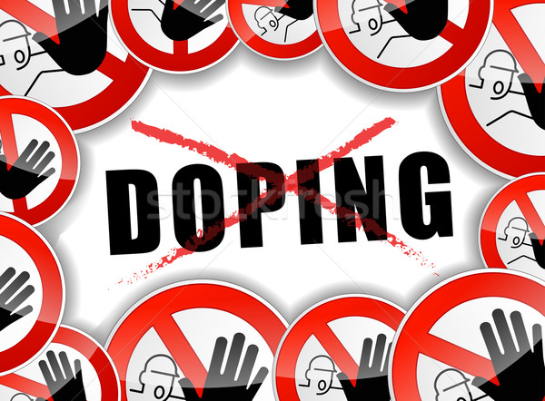 no doping abstract concept Stock photo © nickylarson974