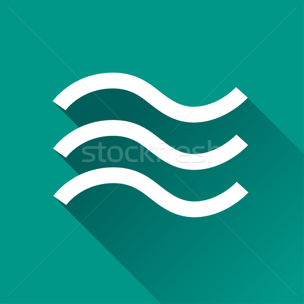 Stock photo: flood design icon 