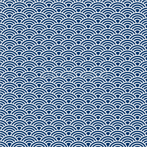 Japan Illustration blau weiß Wasser Textur Stock foto © nickylarson974