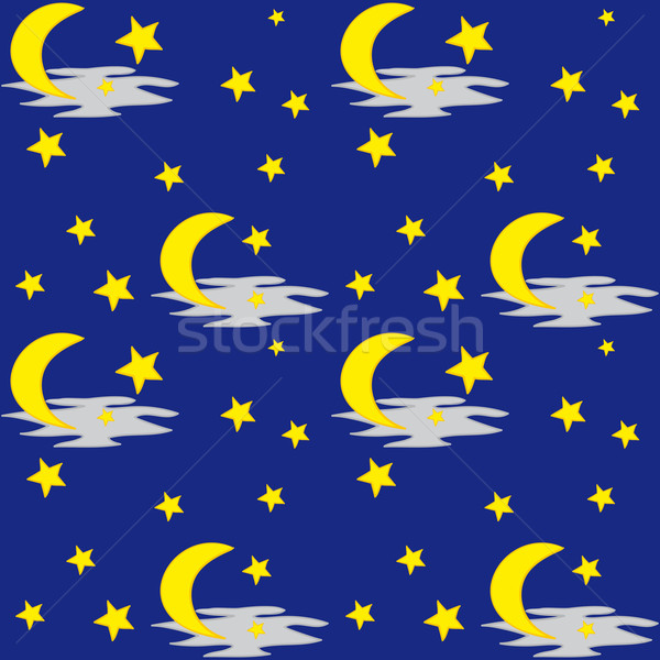 Ciel de la nuit modèle résumé bleu texture [[stock_photo]] © nikdoorg