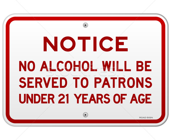 Alcohol Notice 21 Years
 Stock photo © nikdoorg