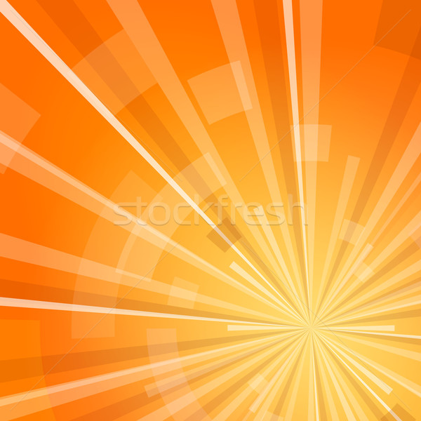 Digitális csillogás citromsárga narancs átlátszó részecskék Stock fotó © nikdoorg