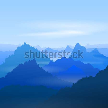 Majestic Blue Mountains
 Stock photo © nikdoorg