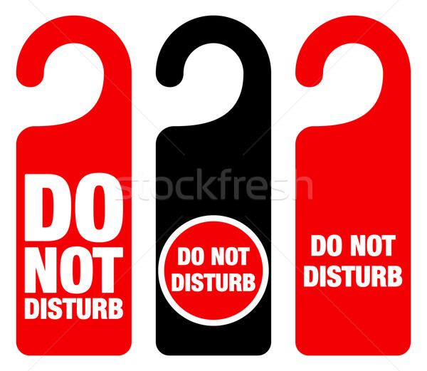 Do Not Disturb Sign Stock photo © nikdoorg