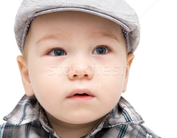 Baby wygląd kamery portret oka piękna Zdjęcia stock © nikkos