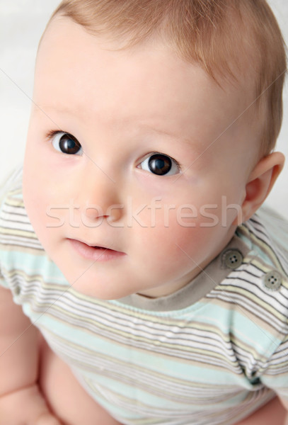 美麗 嬰兒 微笑 面對 快樂 商業照片 © nikkos
