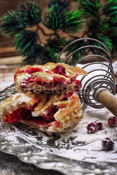 sponge cake for new year buffet Stock photo © nikolaydonetsk