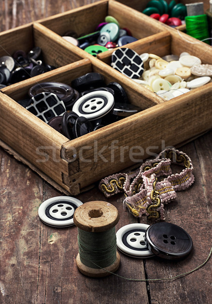 thread and buttons Stock photo © nikolaydonetsk