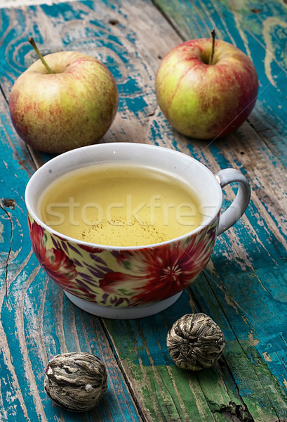 Cup of apple tea Stock photo © nikolaydonetsk