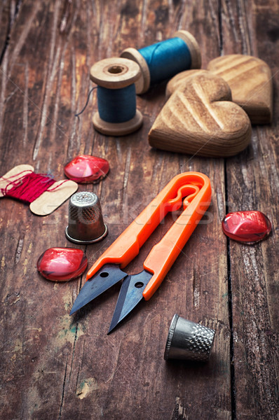 thread and buttons Stock photo © nikolaydonetsk