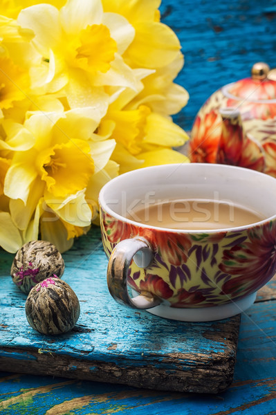 morning tea Stock photo © nikolaydonetsk