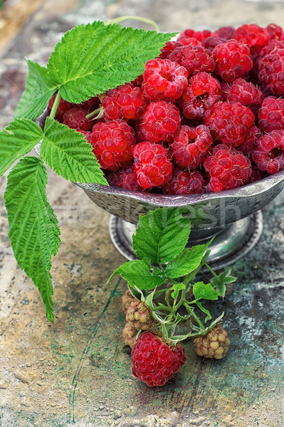 raspberries Stock photo © nikolaydonetsk