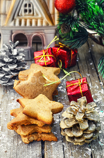 Christmas cookies handmade Stock photo © nikolaydonetsk