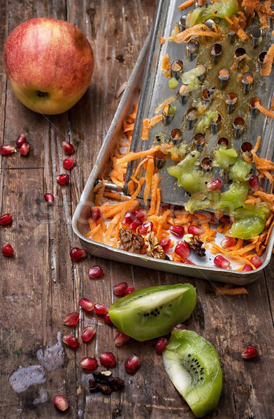 Stock photo: ripe aromatic apples for fruit salad