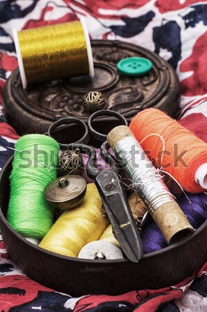 sewing accessories Stock photo © nikolaydonetsk