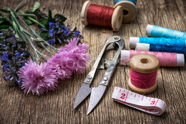 sewing tools Stock photo © nikolaydonetsk