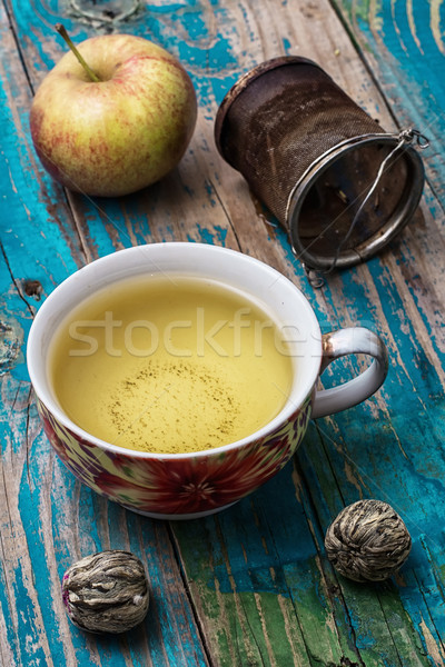 Cup of apple tea Stock photo © nikolaydonetsk
