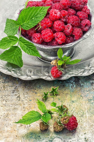 raspberries Stock photo © nikolaydonetsk