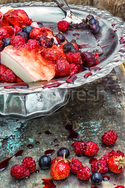 fruity jelly dessert Stock photo © nikolaydonetsk